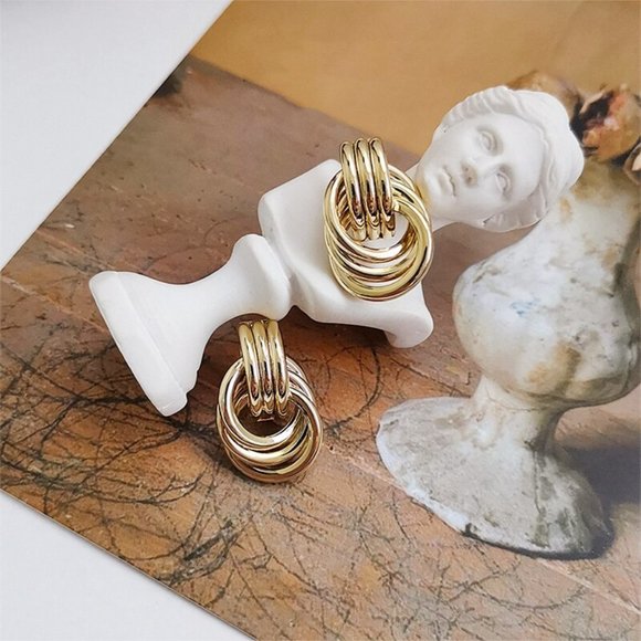 Jewelry - Earrings Woman Cicle Stud Top Bohemian Hoop Drop Cute Trendy Jewelry